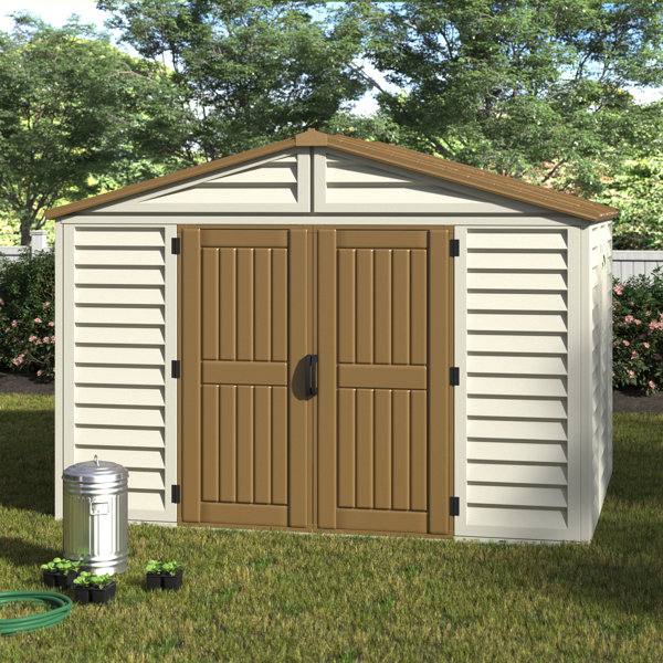 Duramax Woodbridge Plus 10.5 ft. W x 8 ft. D Plastic Storage Shed